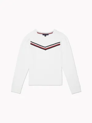 Tommy Hilfiger Chevron Stripe Sweater - Women
