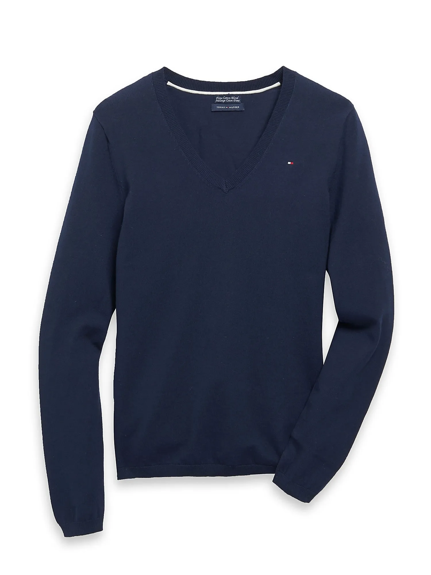 Tommy Hilfiger Essential Solid V-Neck Sweater - Women