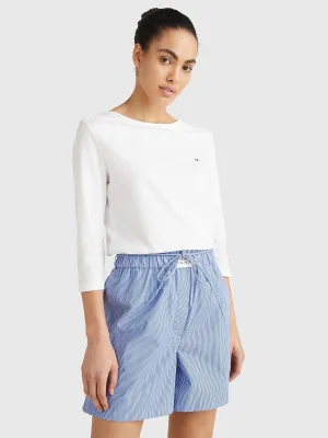 Tommy Hilfiger Organic Cotton Boatneck Top - Women