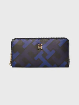 Tommy Hilfiger Th Monogram Large Zip Wallet - Women