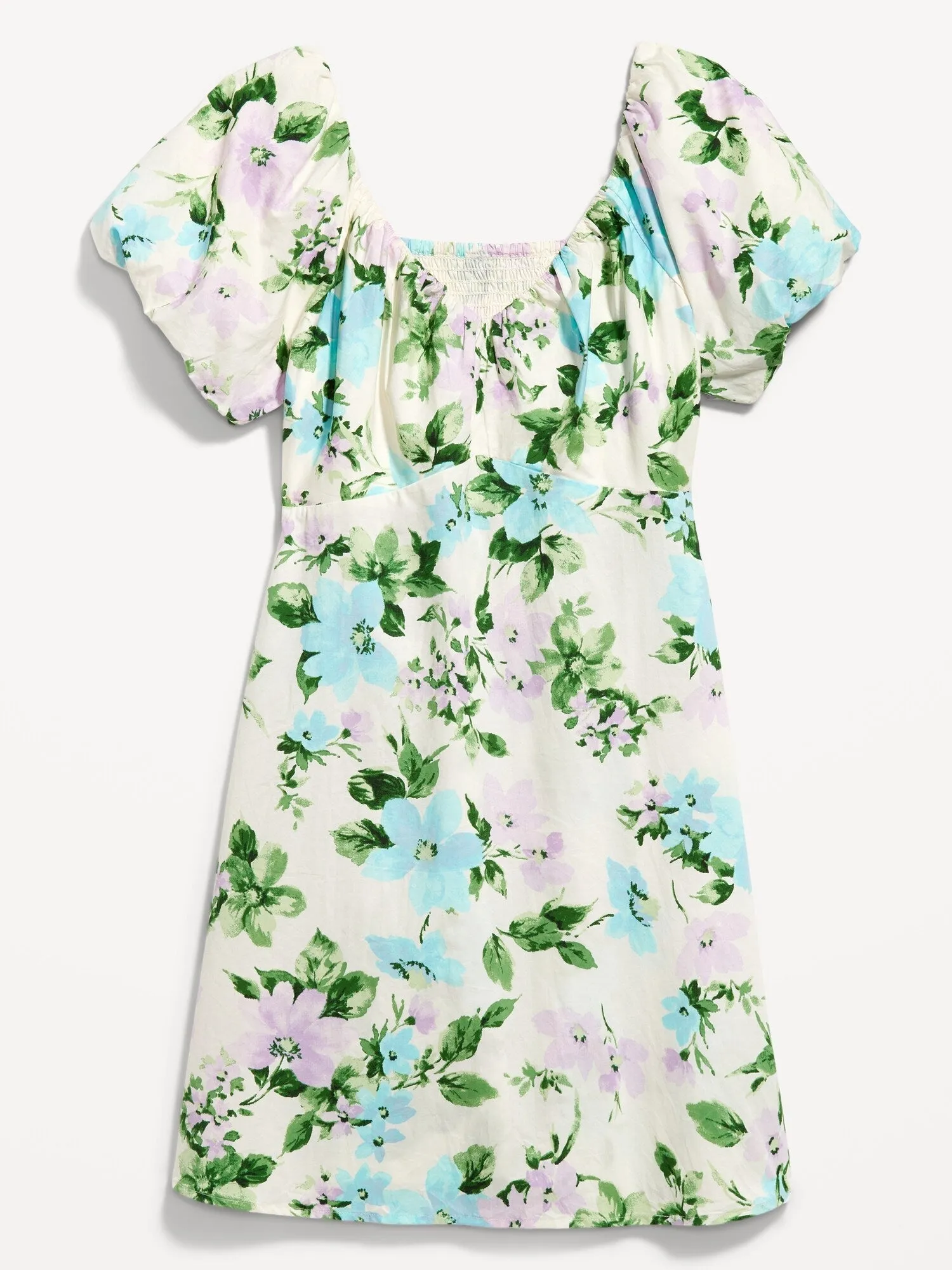 V-Neck Mini Swing Dress for Women