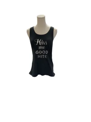 Victoria's Secret Women' Kiss Me..Tank Black S