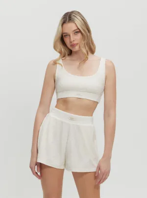 White Lola Active Top Guess