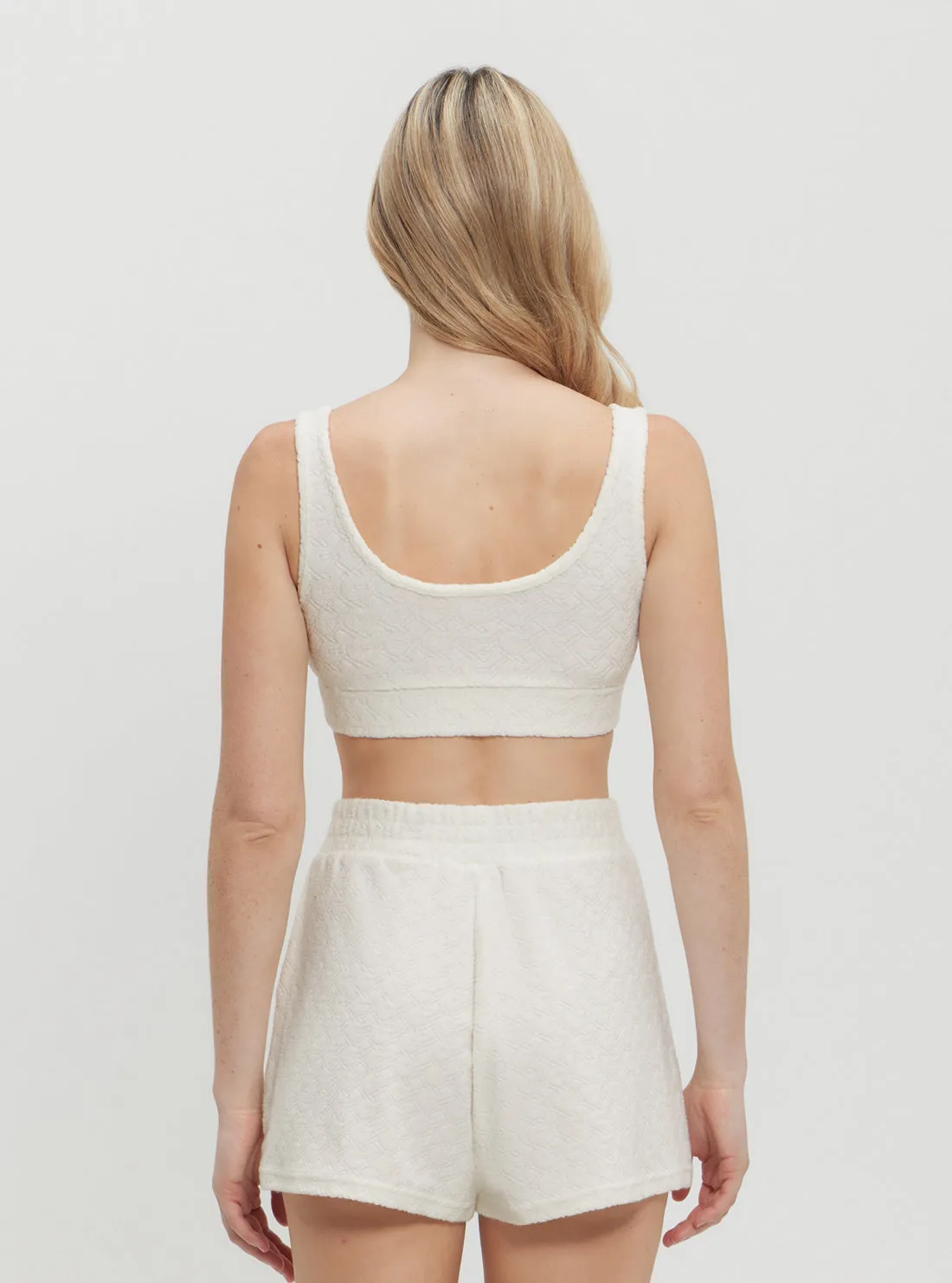 White Lola Active Top Guess