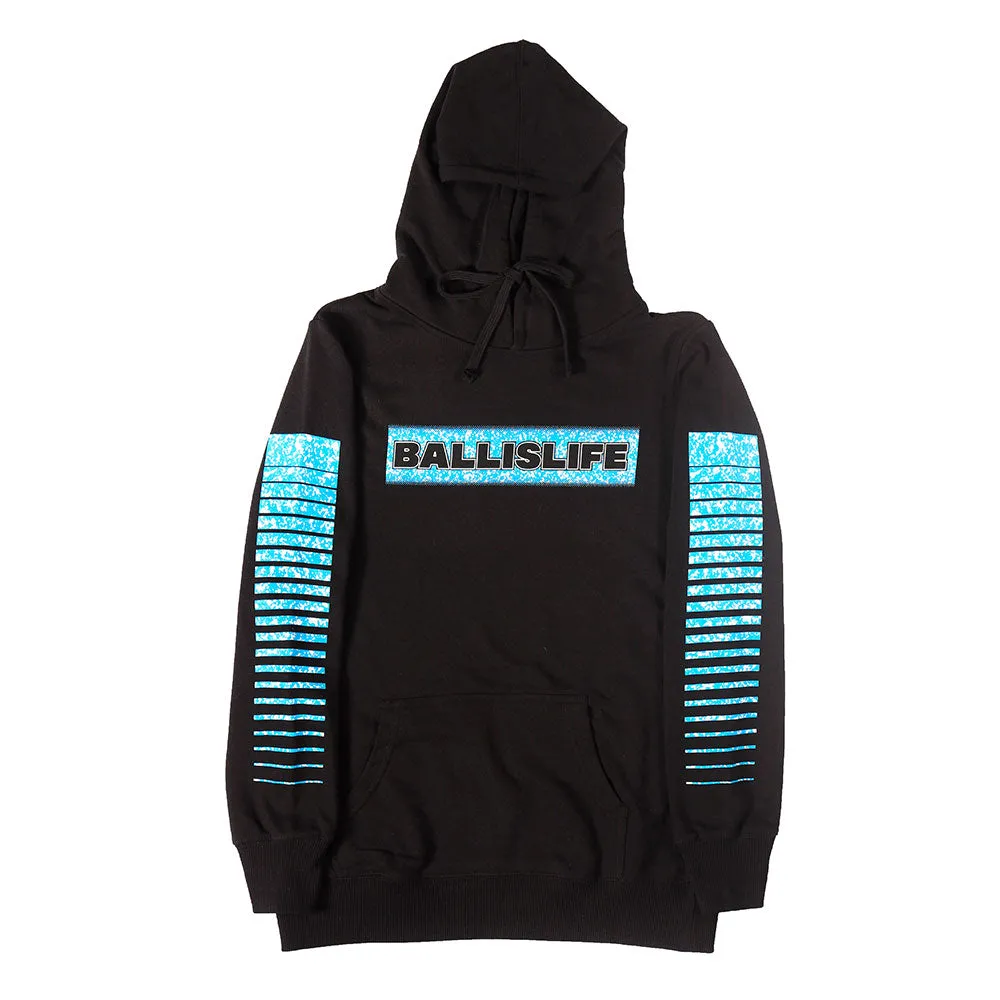 WMNS Splash Hoodie in Black/Blue Ballislife