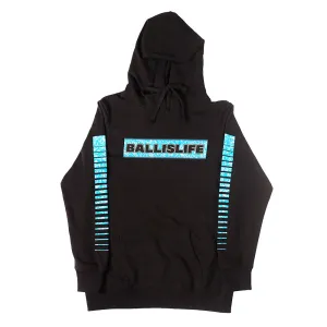 WMNS Splash Hoodie in Black/Blue Ballislife