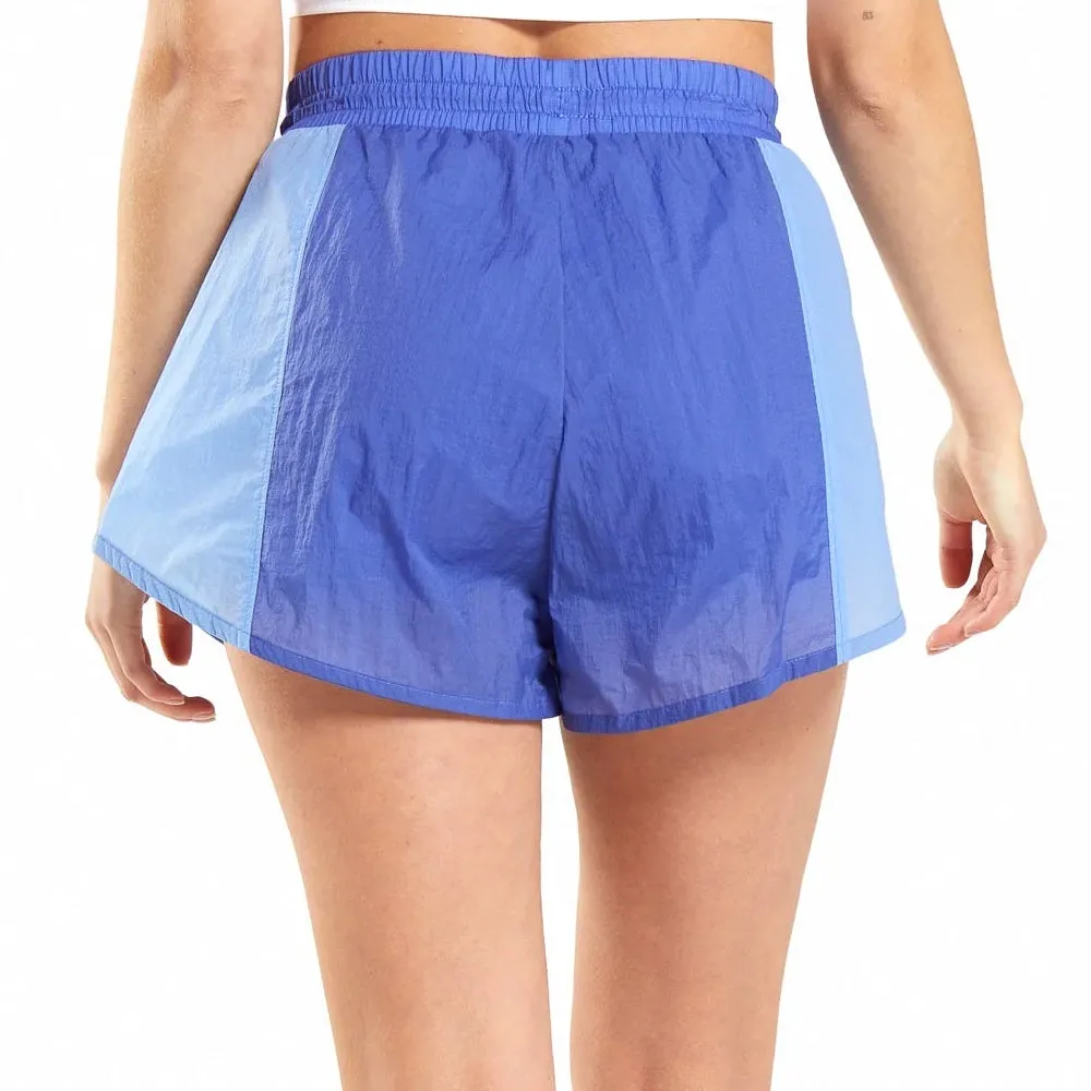 Women's 2 In 1 Nylon Sport Short,Blue