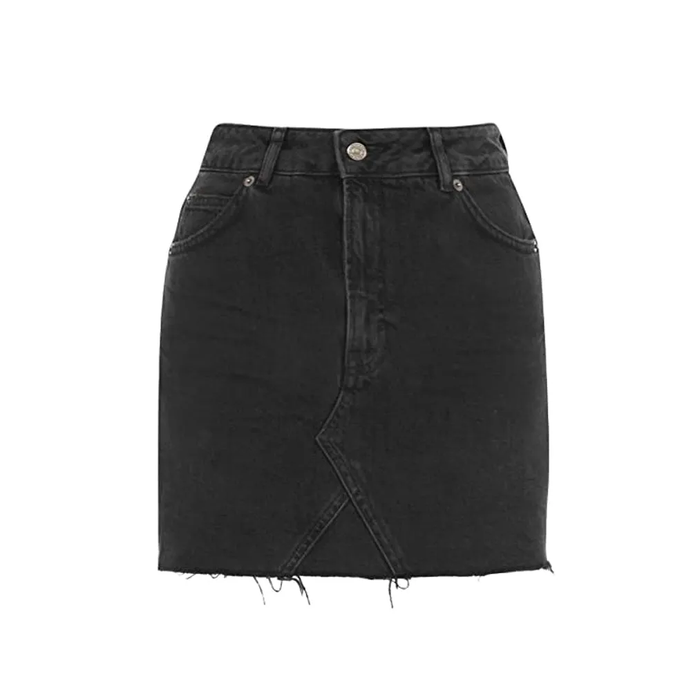 Women's asymmetrical Skirt,Black
