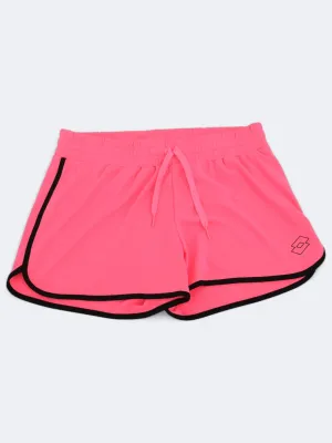 Women's Brand Logo Printed Sport Short,Pink