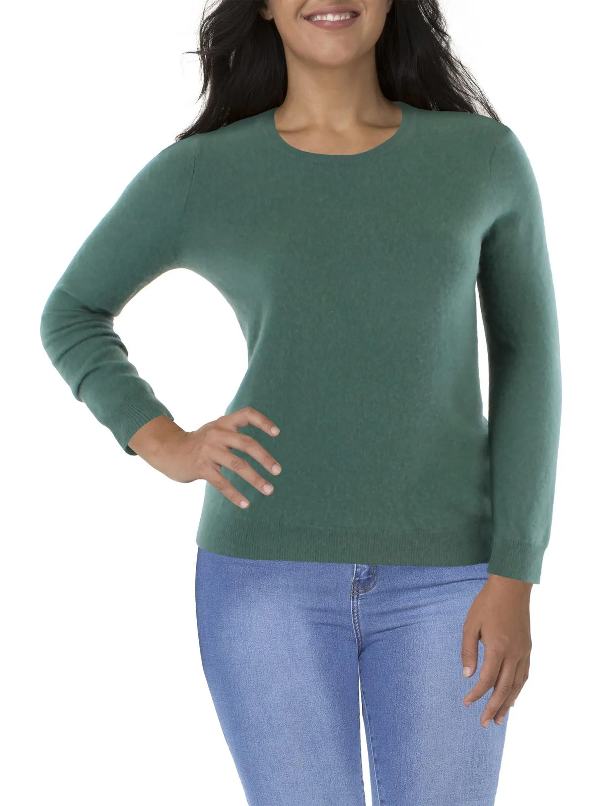 Womens Cashmere Crewneck Sweater