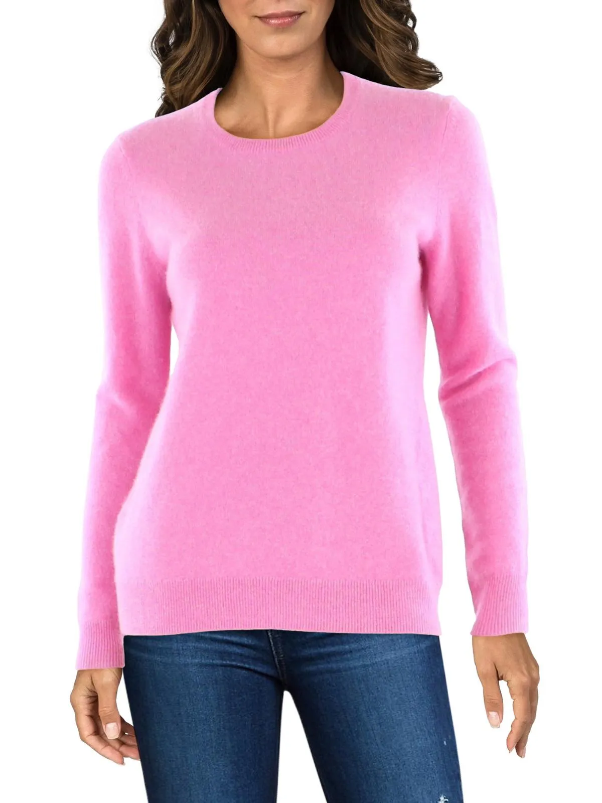 Womens Cashmere Crewneck Sweater