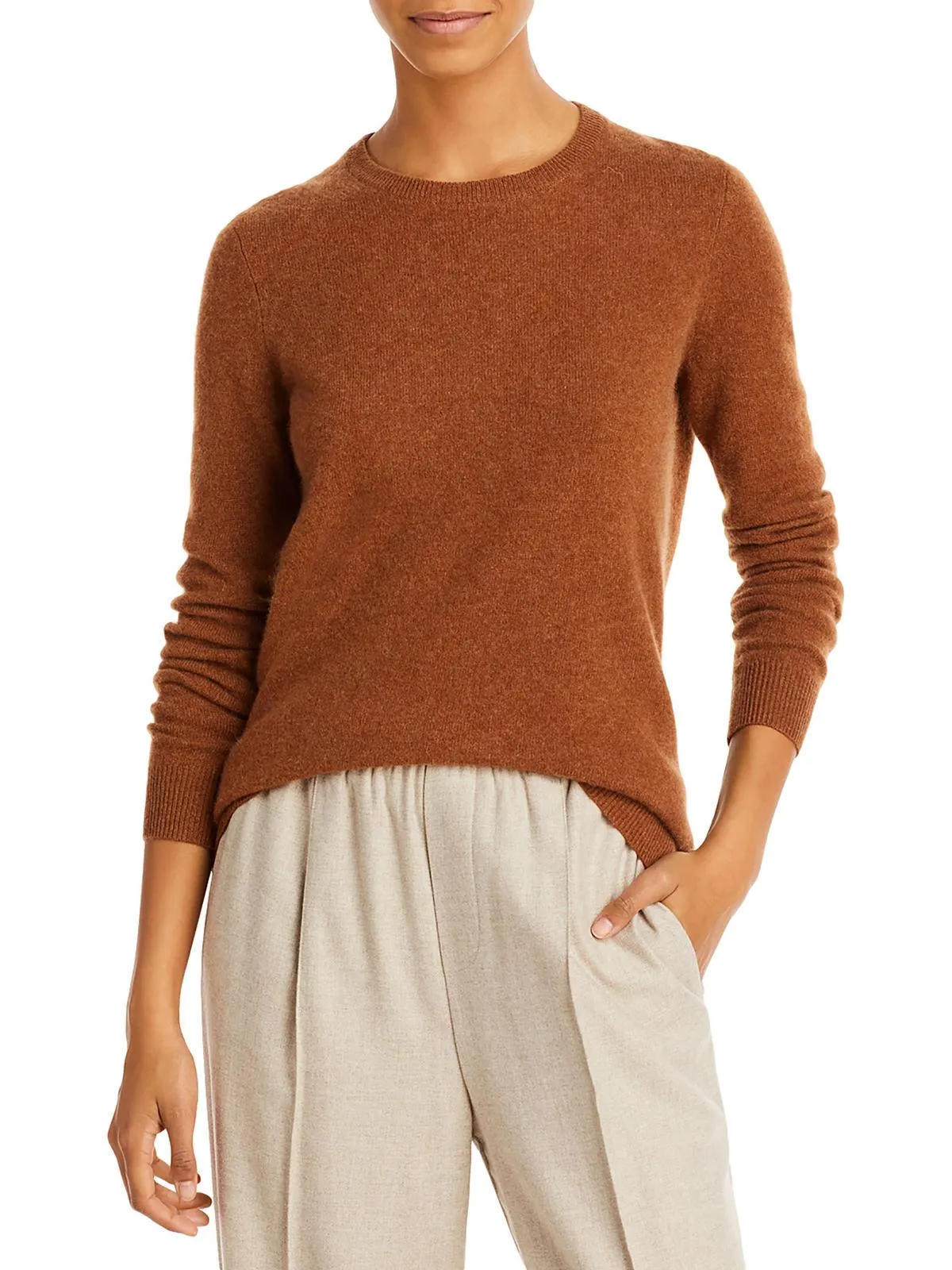 Womens Cashmere Crewneck Sweater