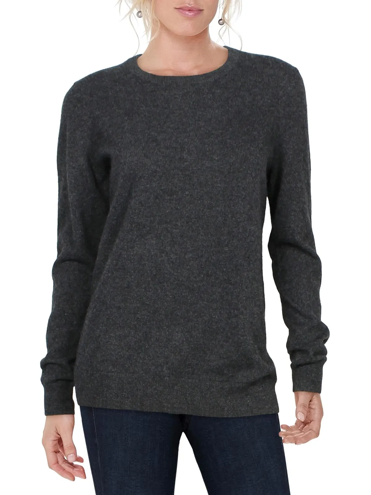 Womens Cashmere Crewneck Sweater