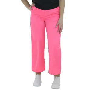 Women's Casual Pant With Belt,Neon Pink
