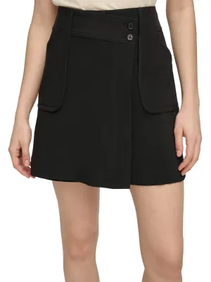 Womens Crepe Mini Skort