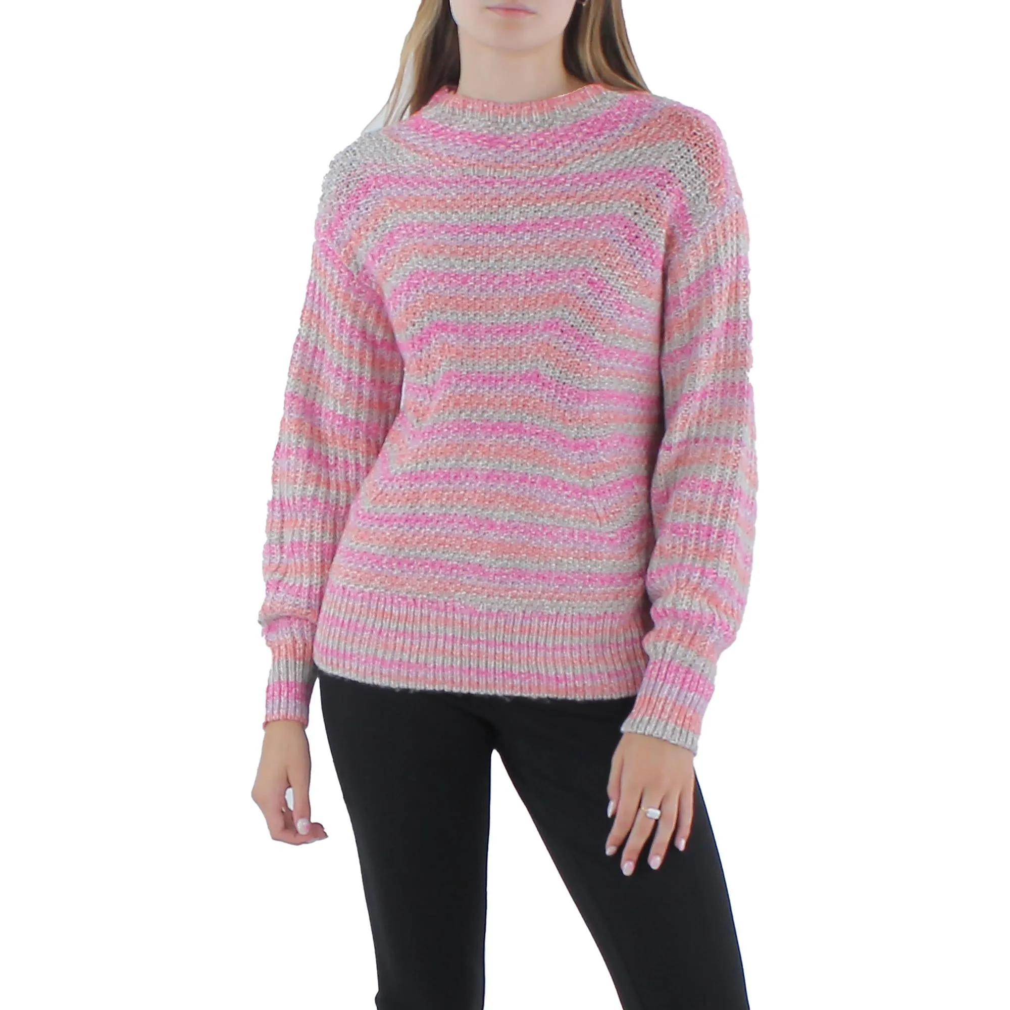 Womens Crochet Winter Solstice Pullover Sweater