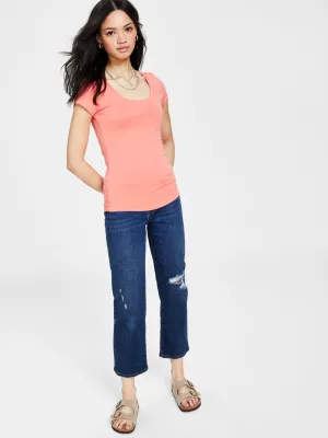 Women's Plain T-Shirt,Orange