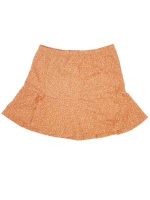 Women's Polka Dot Skirt,Orange