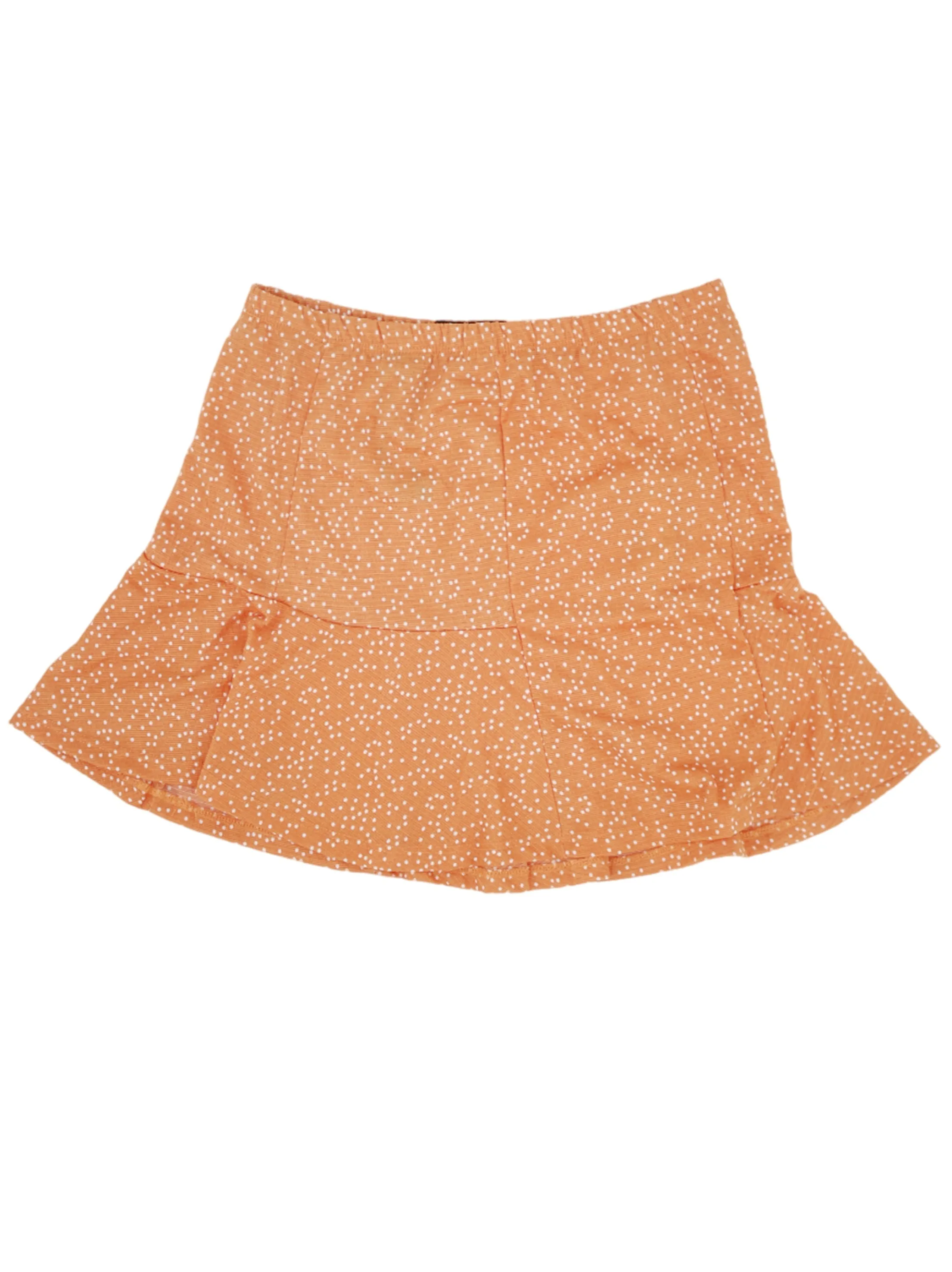 Women's Polka Dot Skirt,Orange