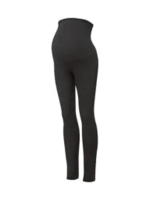 Women's Pregnant Plain Leggings,Black