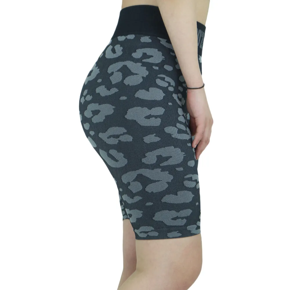 Women's Printed Sport Short,Black