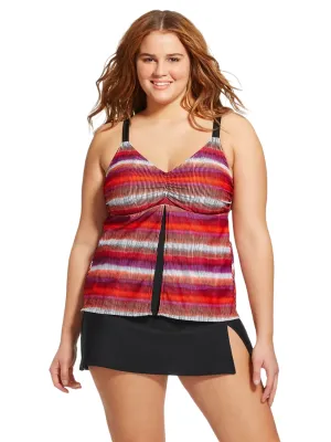 Women's Printed Tankini Top,Multi