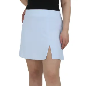 Women's Sattin Skirt,Light Blue