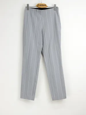 Women's Stripped Pants,Grey/White
